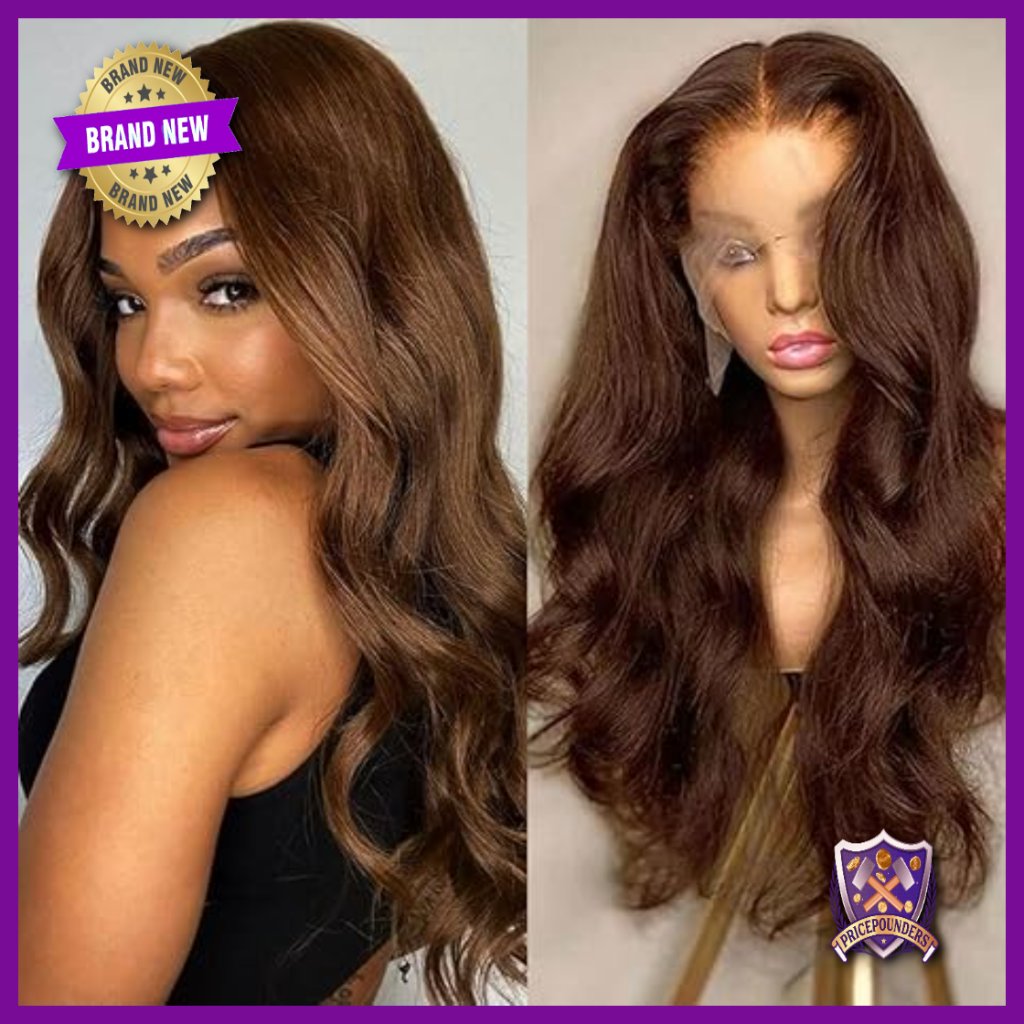 13x6 Hd Lace Front Human Hair Wig 20 Inch Body Wave Pre Plucked